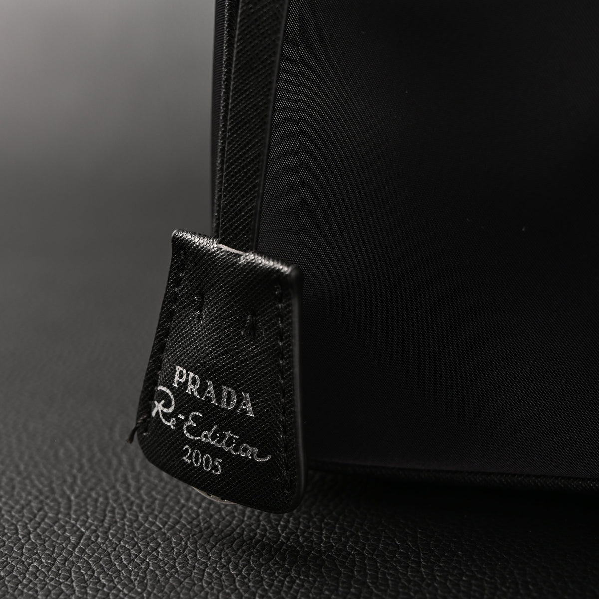 Prada Re-Edition 2005 Nylon Shoulder Bag – Black - Black with Silver-Tone Hardware — view 12