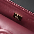 Chanel Classic Flap Bag – Black Quilted Caviar Leather with Gold-Tone Hardware — view 17