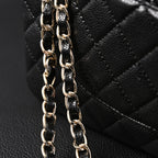 Chanel Classic Flap Bag – Black Quilted Caviar Leather with Gold-Tone Hardware — view 13