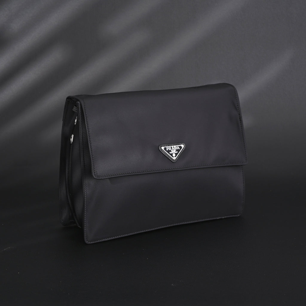 Prada Nylon Black Messenger Bag — view 2