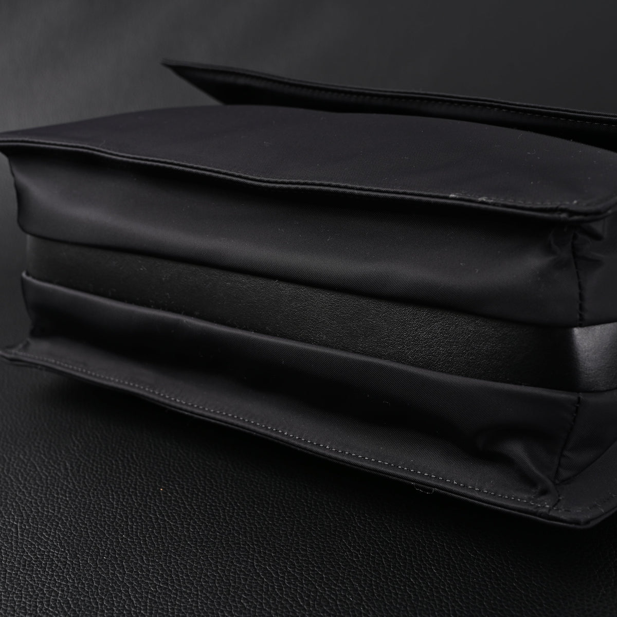 Prada Nylon Black Messenger Bag — view 8