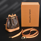 Louis Vuitton Noé Bucket Bag – Monogram Canvas with Natural Leather Trim — view 1