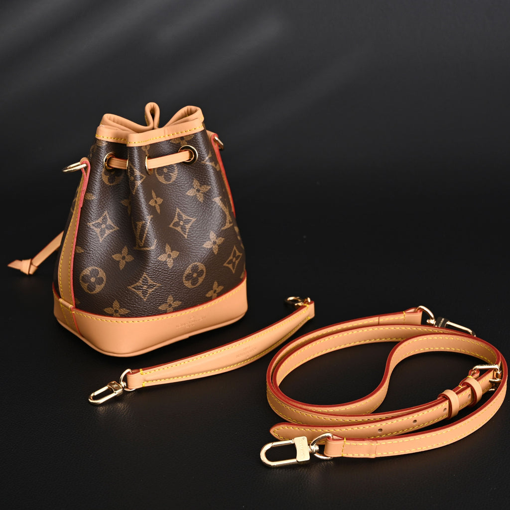 Louis Vuitton Noé Bucket Bag – Monogram Canvas with Natural Leather Trim — view 2