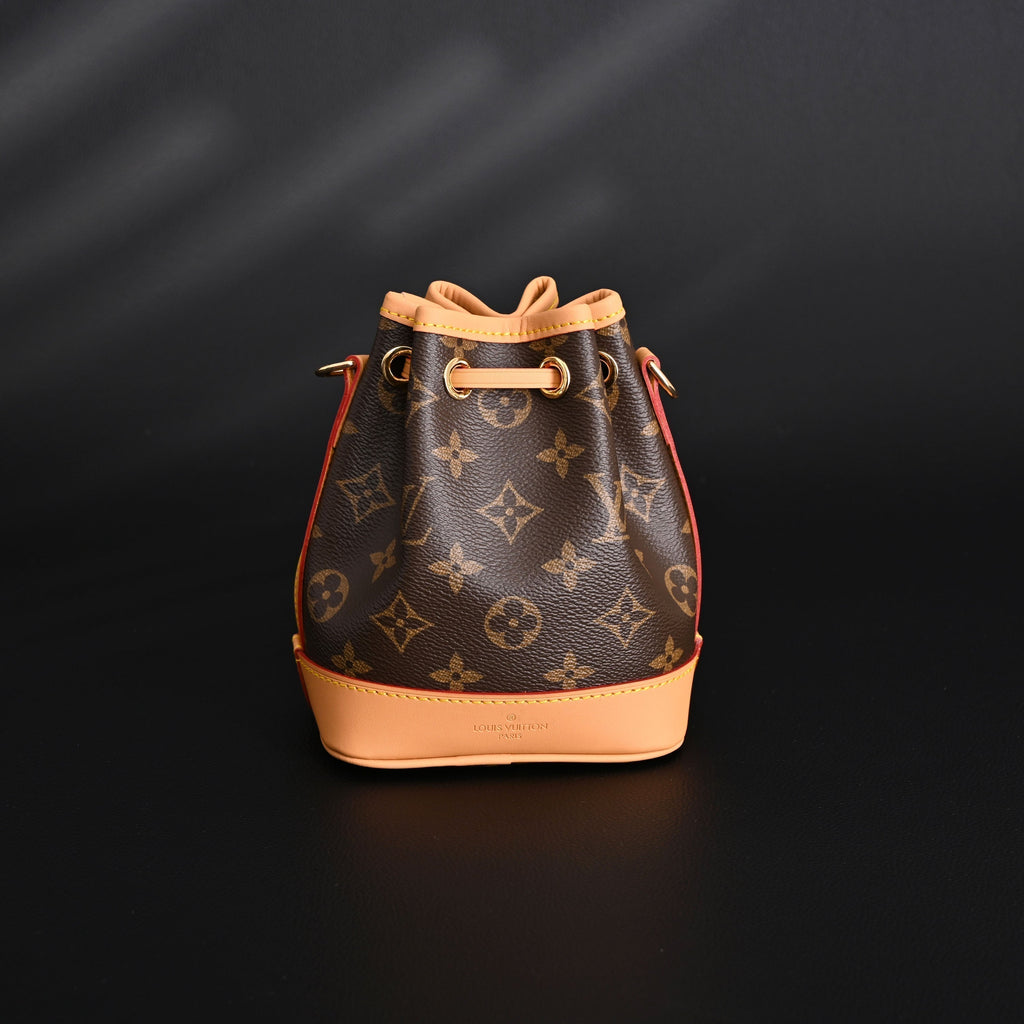 Louis Vuitton Noé Bucket Bag – Monogram Canvas with Natural Leather Trim — view 3