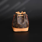 Louis Vuitton Noé Bucket Bag – Monogram Canvas with Natural Leather Trim — view 3