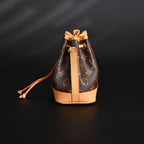 Louis Vuitton Noé Bucket Bag – Monogram Canvas with Natural Leather Trim — view 5