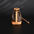 Louis Vuitton Noé Bucket Bag – Monogram Canvas with Natural Leather Trim — view 7