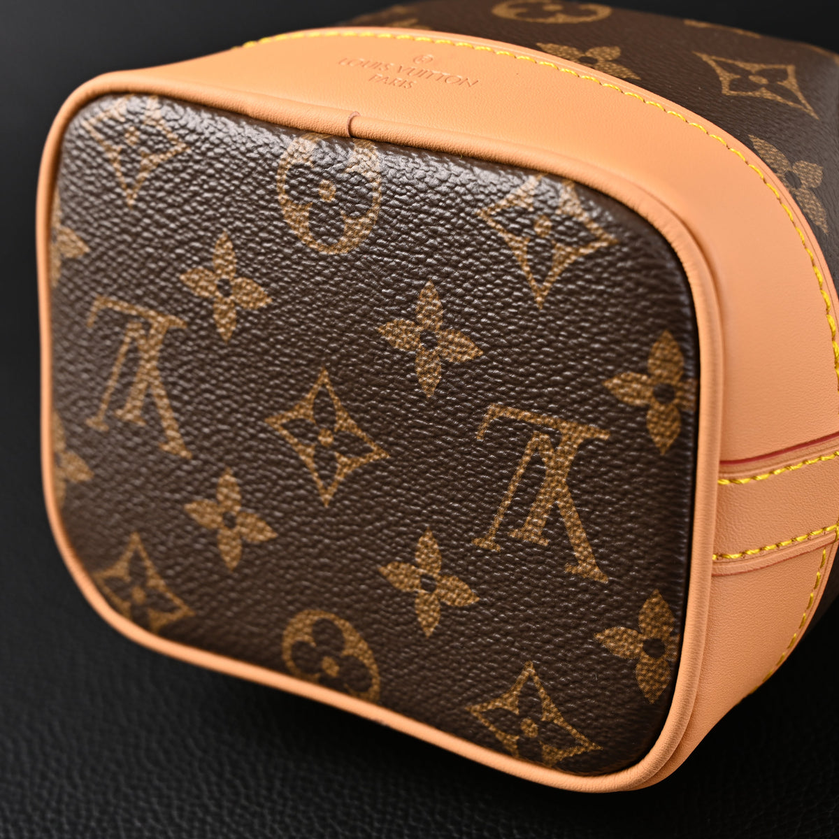 Louis Vuitton Noé Bucket Bag – Monogram Canvas with Natural Leather Trim — view 9