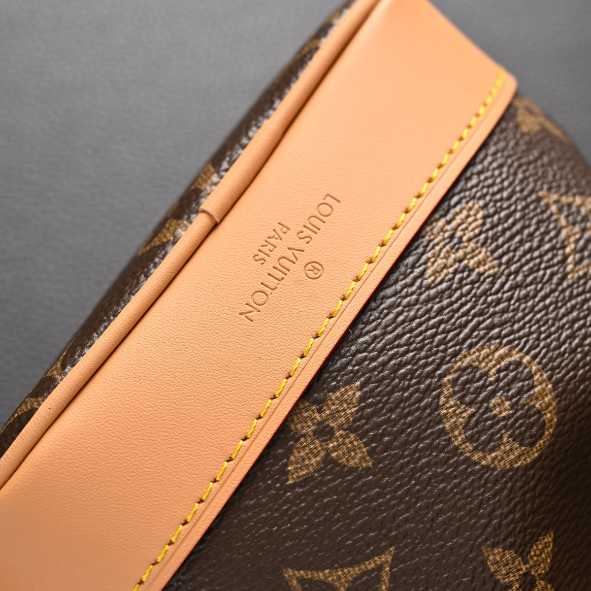 Louis Vuitton Noé Bucket Bag – Monogram Canvas with Natural Leather Trim — view 10