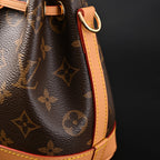 Louis Vuitton Noé Bucket Bag – Monogram Canvas with Natural Leather Trim — view 11