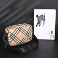 Burberry Vintage Check Canvas Crossbody Messenger Bag — view 1