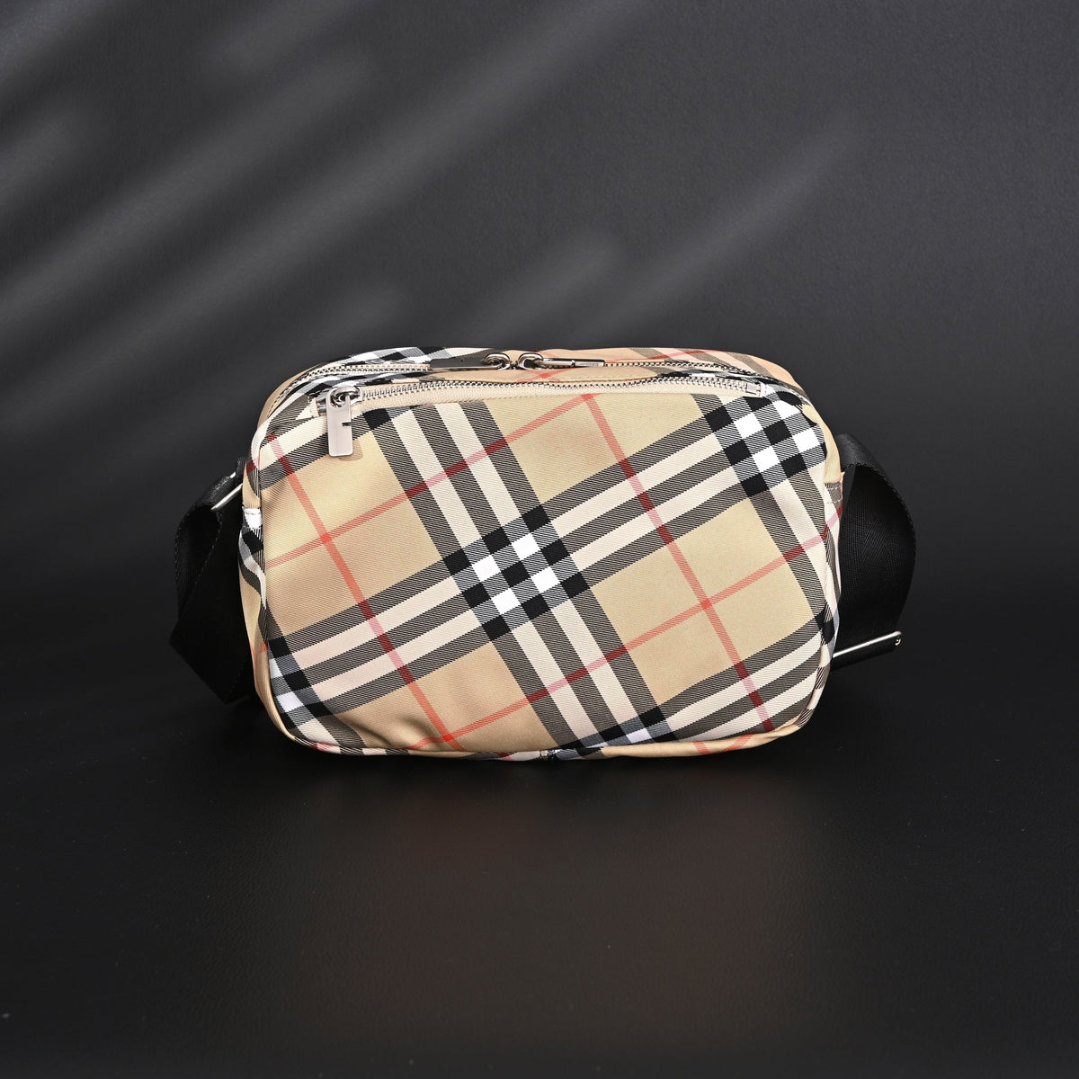 Burberry Vintage Check Canvas Crossbody Messenger Bag — view 15