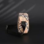Burberry Vintage Check Canvas Crossbody Messenger Bag — view 2