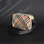 Burberry Vintage Check Canvas Crossbody Messenger Bag — view 3
