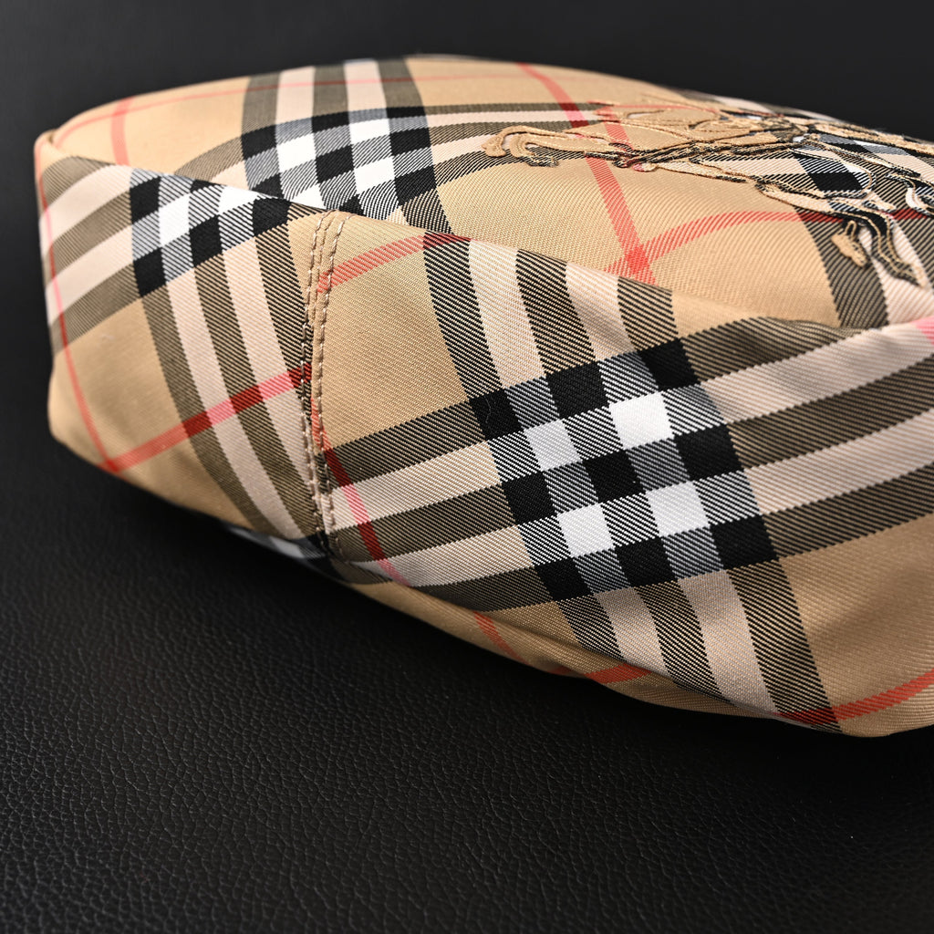 Burberry Vintage Check Canvas Crossbody Messenger Bag — view 4