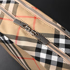 Burberry Vintage Check Canvas Crossbody Messenger Bag — view 7