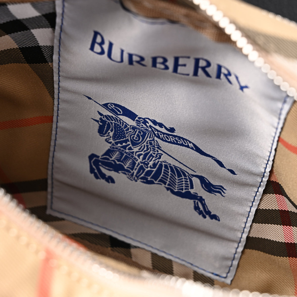 Burberry Vintage Check Canvas Crossbody Messenger Bag — view 11