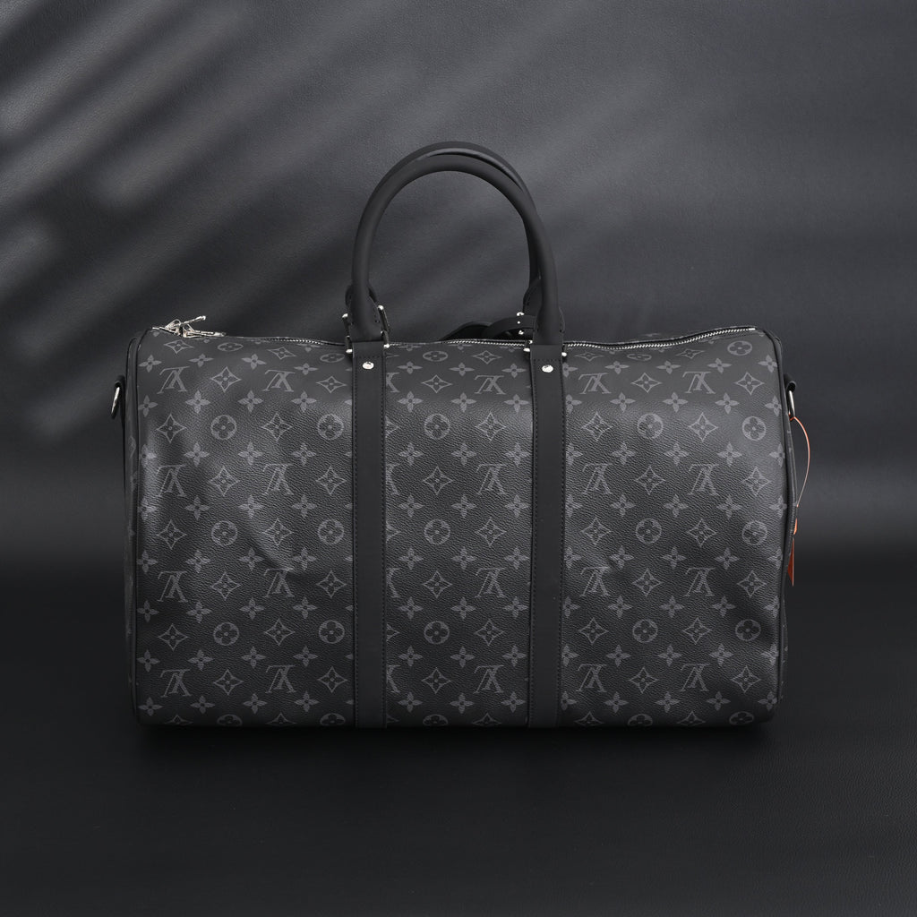 Louis Vuitton Keepall Bandoulière 50 Monogram Eclipse Travel Bag — view 16