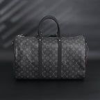 Louis Vuitton Keepall Bandoulière 50 Monogram Eclipse Travel Bag — view 16