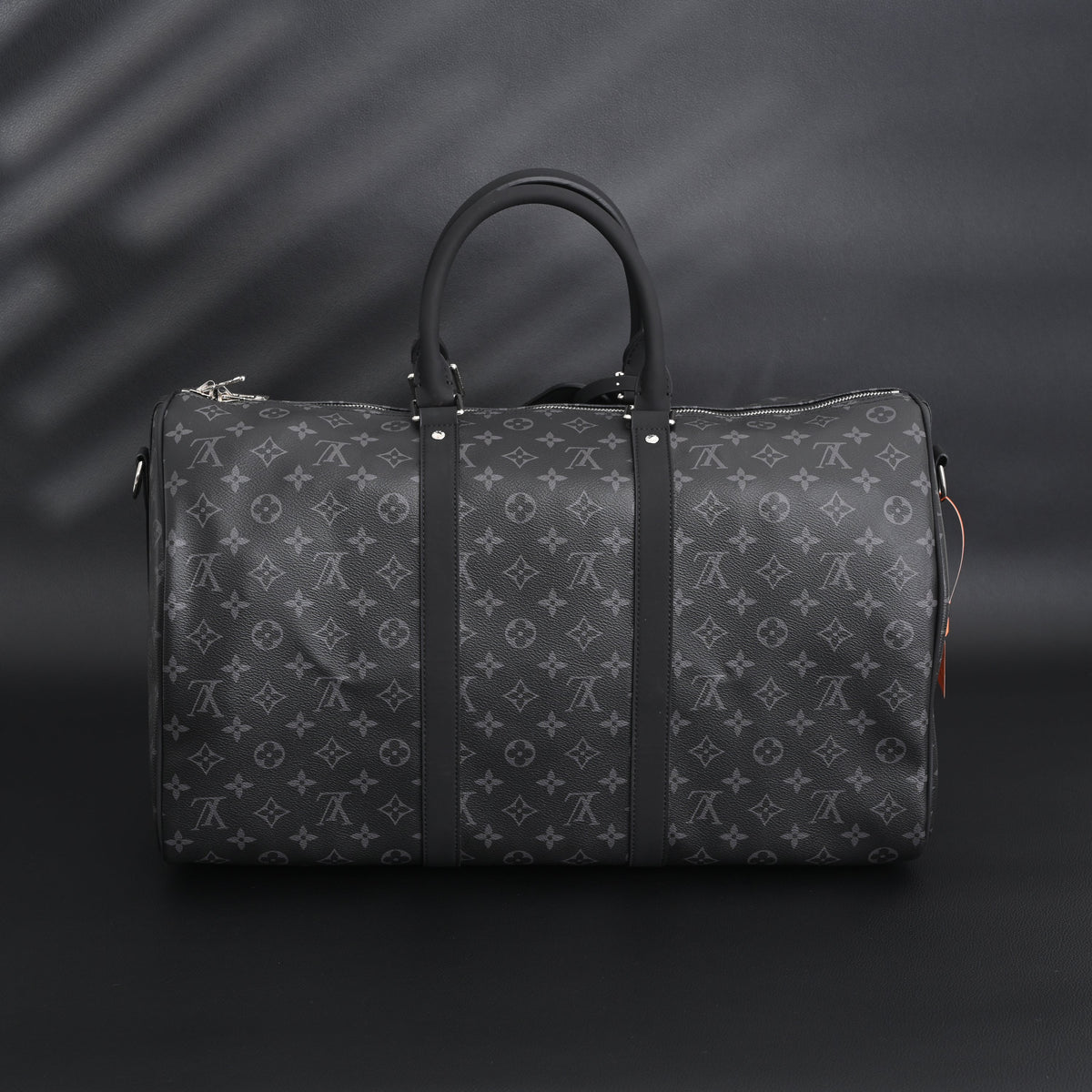 Louis Vuitton Keepall Bandoulière 50 Monogram Eclipse Travel Bag — view 16
