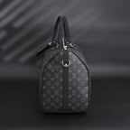 Louis Vuitton Keepall Bandoulière 50 Monogram Eclipse Travel Bag — view 6