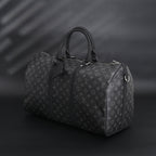 Louis Vuitton Keepall Bandoulière 50 Monogram Eclipse Travel Bag — view 2