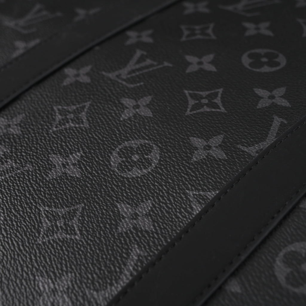 Louis Vuitton Keepall Bandoulière 50 Monogram Eclipse Travel Bag — view 11