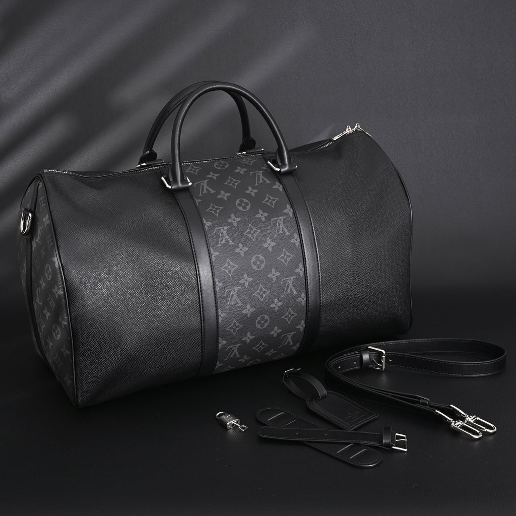 Louis Vuitton Keepall Bandoulière 50 – Monogram Eclipse Canvas Travel Bag — view 1