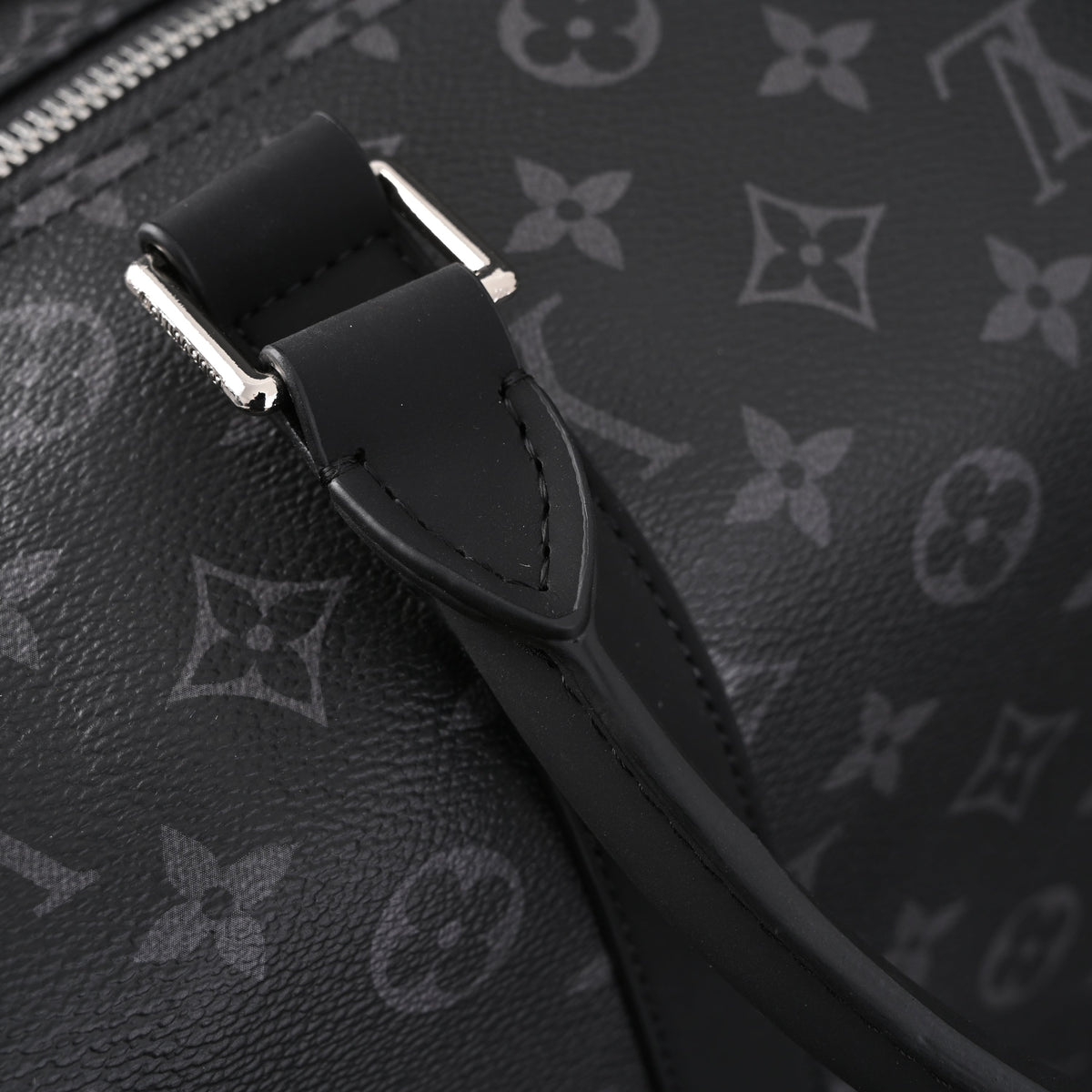 Louis Vuitton Keepall Bandoulière 50 Monogram Eclipse Travel Bag — view 12