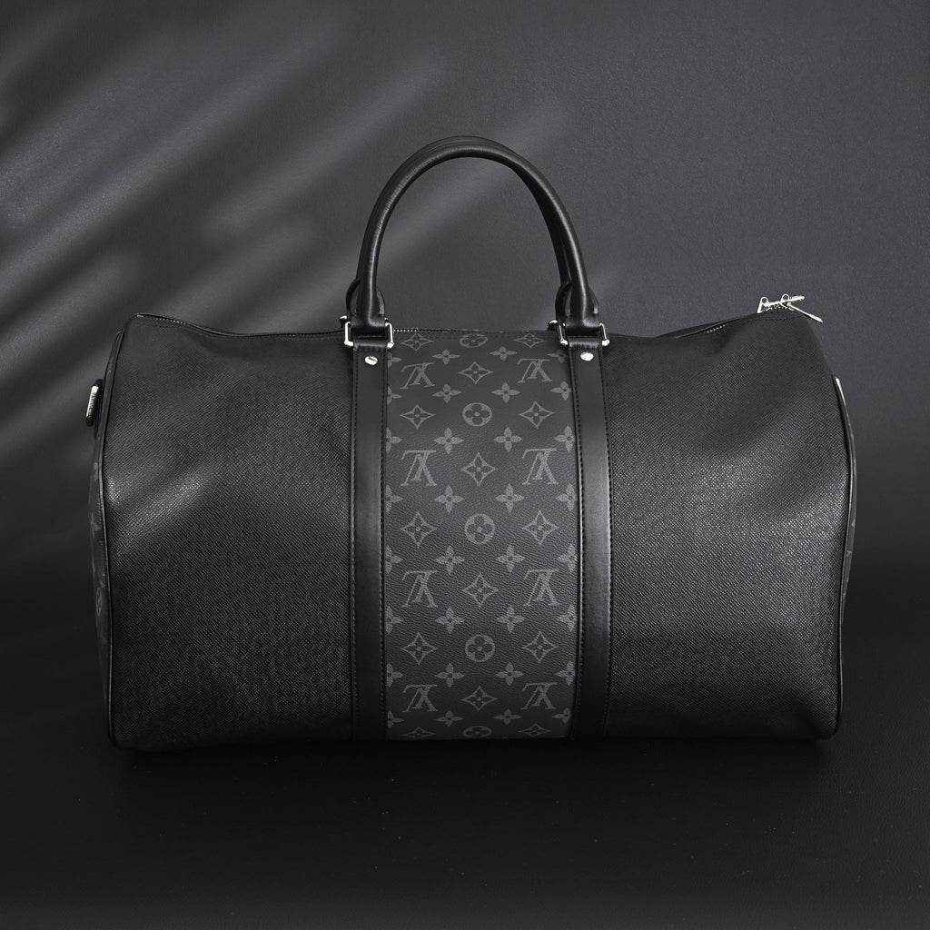 Louis Vuitton Keepall Bandoulière 50 – Monogram Eclipse Canvas Travel Bag — view 20