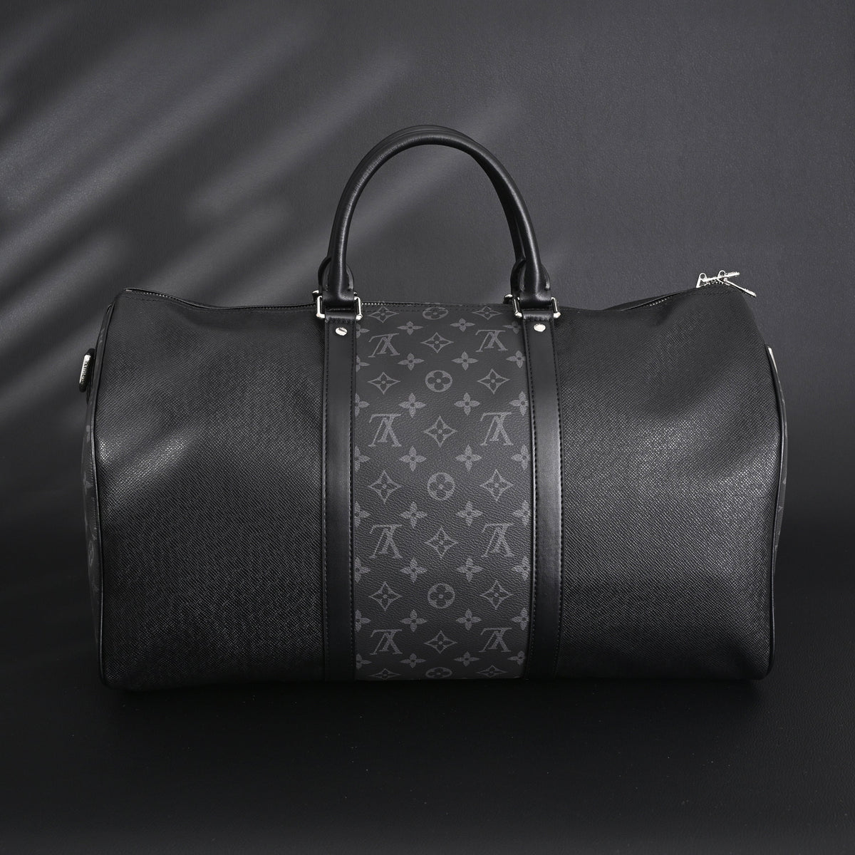 Louis Vuitton Keepall Bandoulière 50 – Monogram Eclipse Canvas Travel Bag — view 20