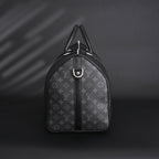 Louis Vuitton Keepall Bandoulière 50 – Monogram Eclipse Canvas Travel Bag — view 7