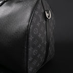 Louis Vuitton Keepall Bandoulière 50 – Monogram Eclipse Canvas Travel Bag — view 13