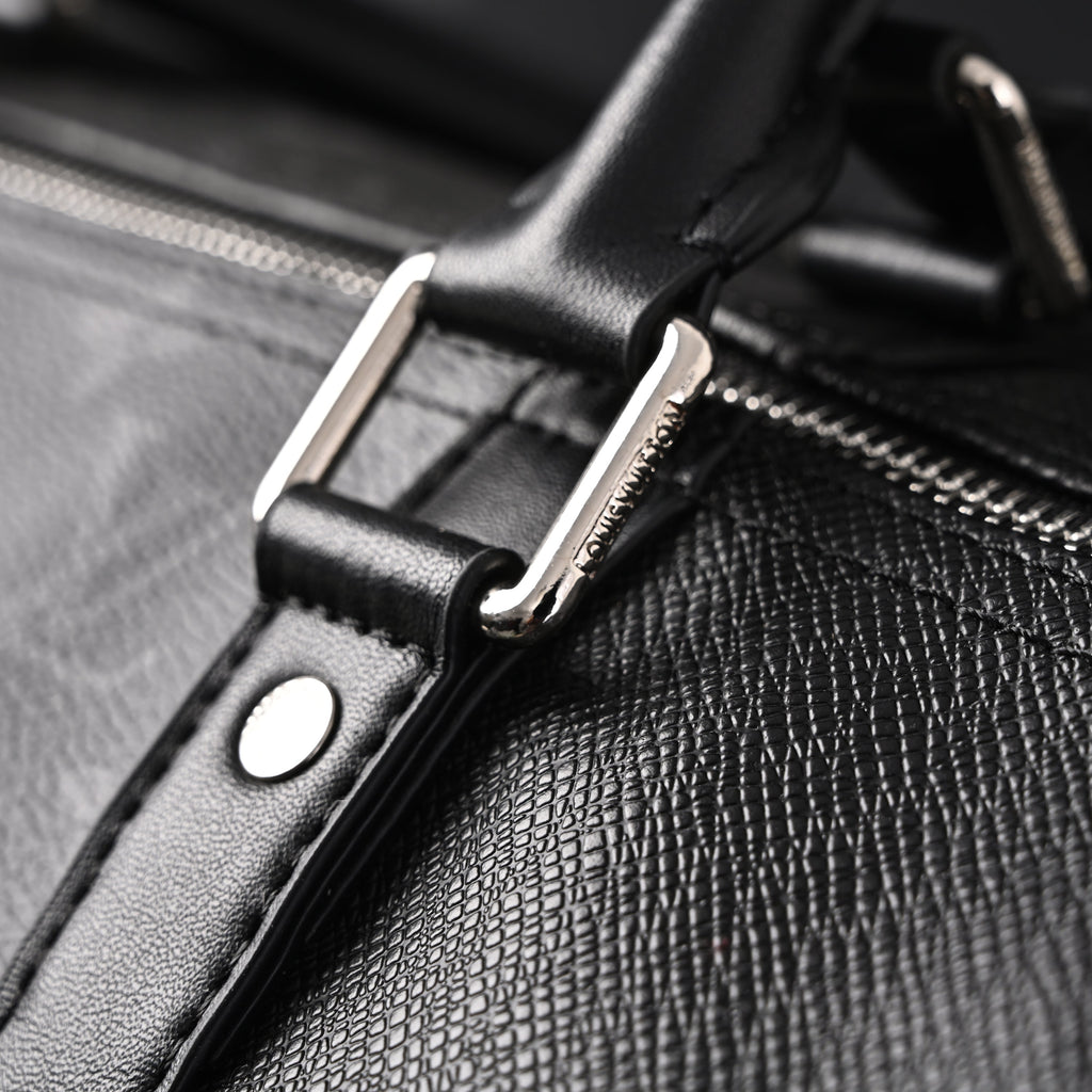 Louis Vuitton Keepall Bandoulière 50 – Monogram Eclipse Canvas Travel Bag — view 12