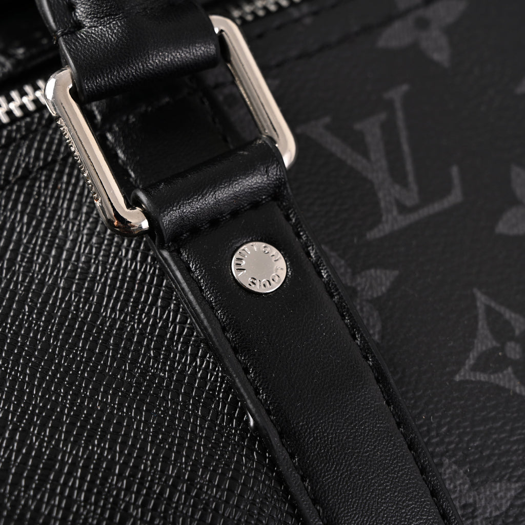 Louis Vuitton Keepall Bandoulière 50 – Monogram Eclipse Canvas Travel Bag — view 14
