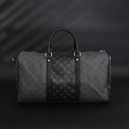 Louis Vuitton Keepall Bandoulière 45 Monogram Eclipse Travel Bag — view 3