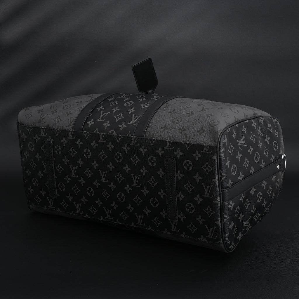 Louis Vuitton Keepall Bandoulière 45 Monogram Eclipse Travel Bag — view 14