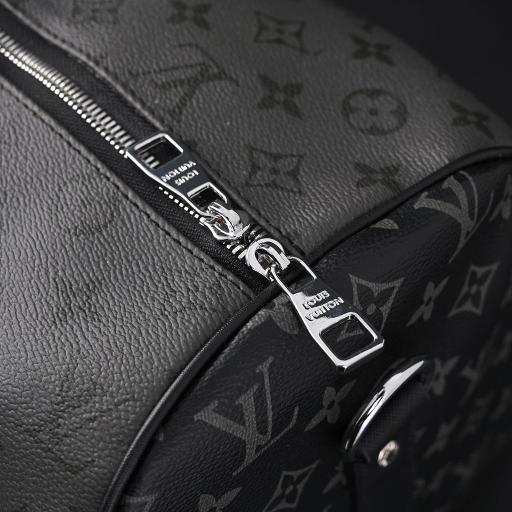 Louis Vuitton Keepall Bandoulière 45 Monogram Eclipse Travel Bag — view 4