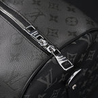 Louis Vuitton Keepall Bandoulière 45 Monogram Eclipse Travel Bag — view 4