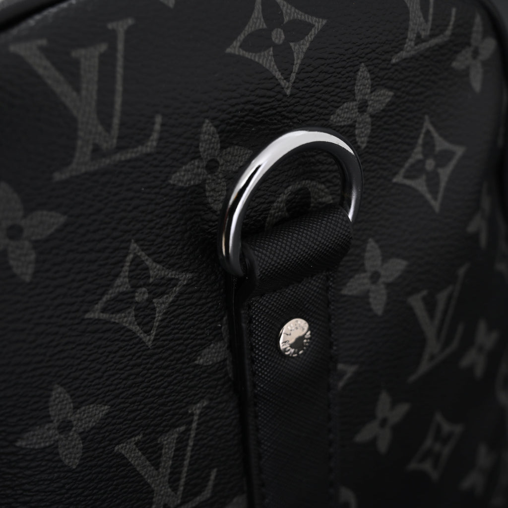 Louis Vuitton Keepall Bandoulière 45 Monogram Eclipse Travel Bag — view 15