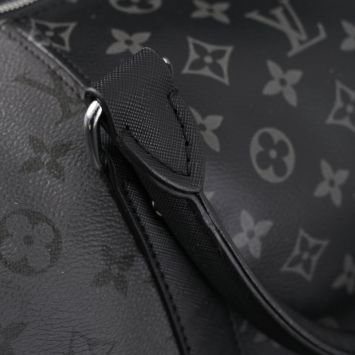 Louis Vuitton Keepall Bandoulière 45 Monogram Eclipse Travel Bag — view 16