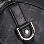Louis Vuitton Keepall Bandoulière 50 – Monogram Eclipse Canvas Travel Bag — view 5