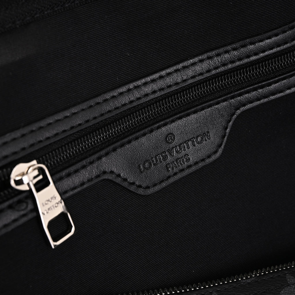 Louis Vuitton Keepall Bandoulière 50 – Monogram Eclipse Canvas Travel Bag — view 6