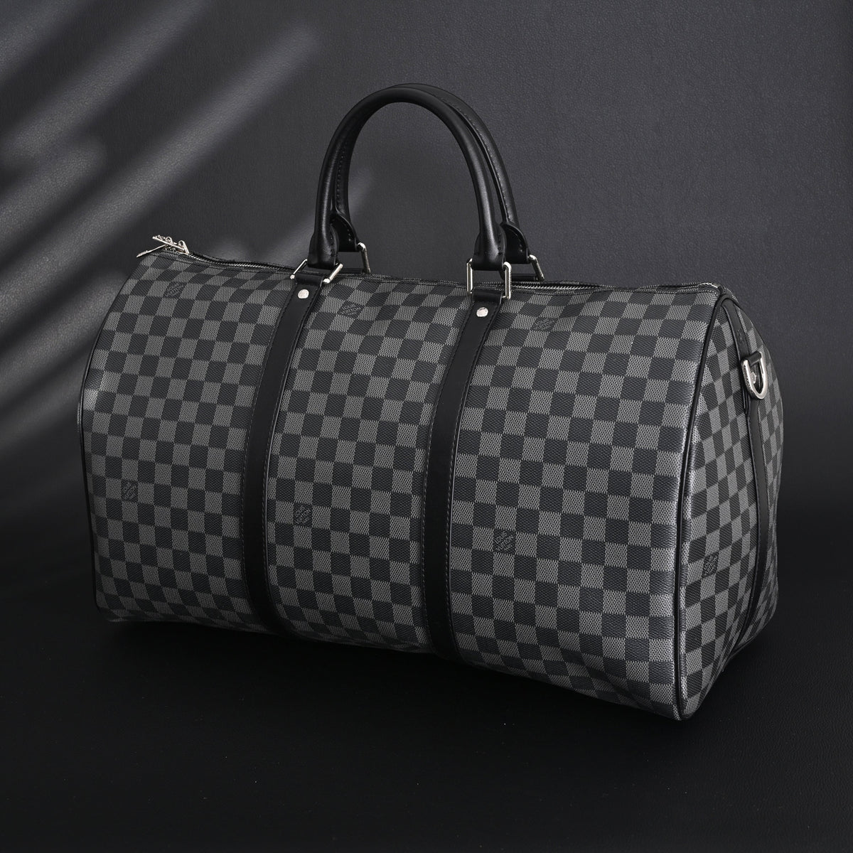 Louis Vuitton Keepall Bandoulière 45 Damier Graphite Canvas Travel Bag — view 13