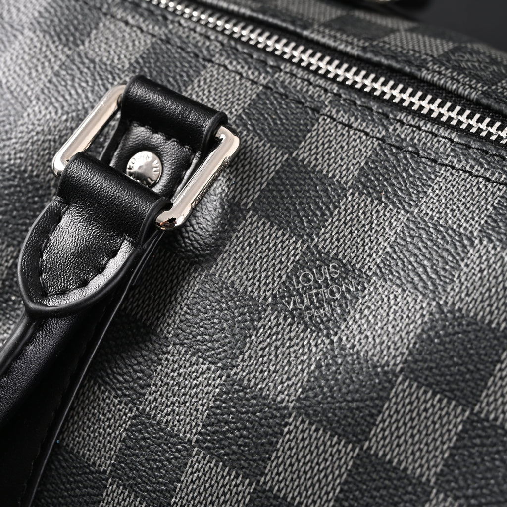 Louis Vuitton Keepall Bandoulière 45 Damier Graphite Canvas Travel Bag — view 15
