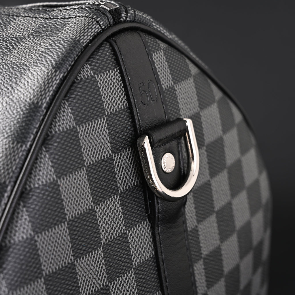 Louis Vuitton Keepall Bandoulière 45 Damier Graphite Canvas Travel Bag — view 6