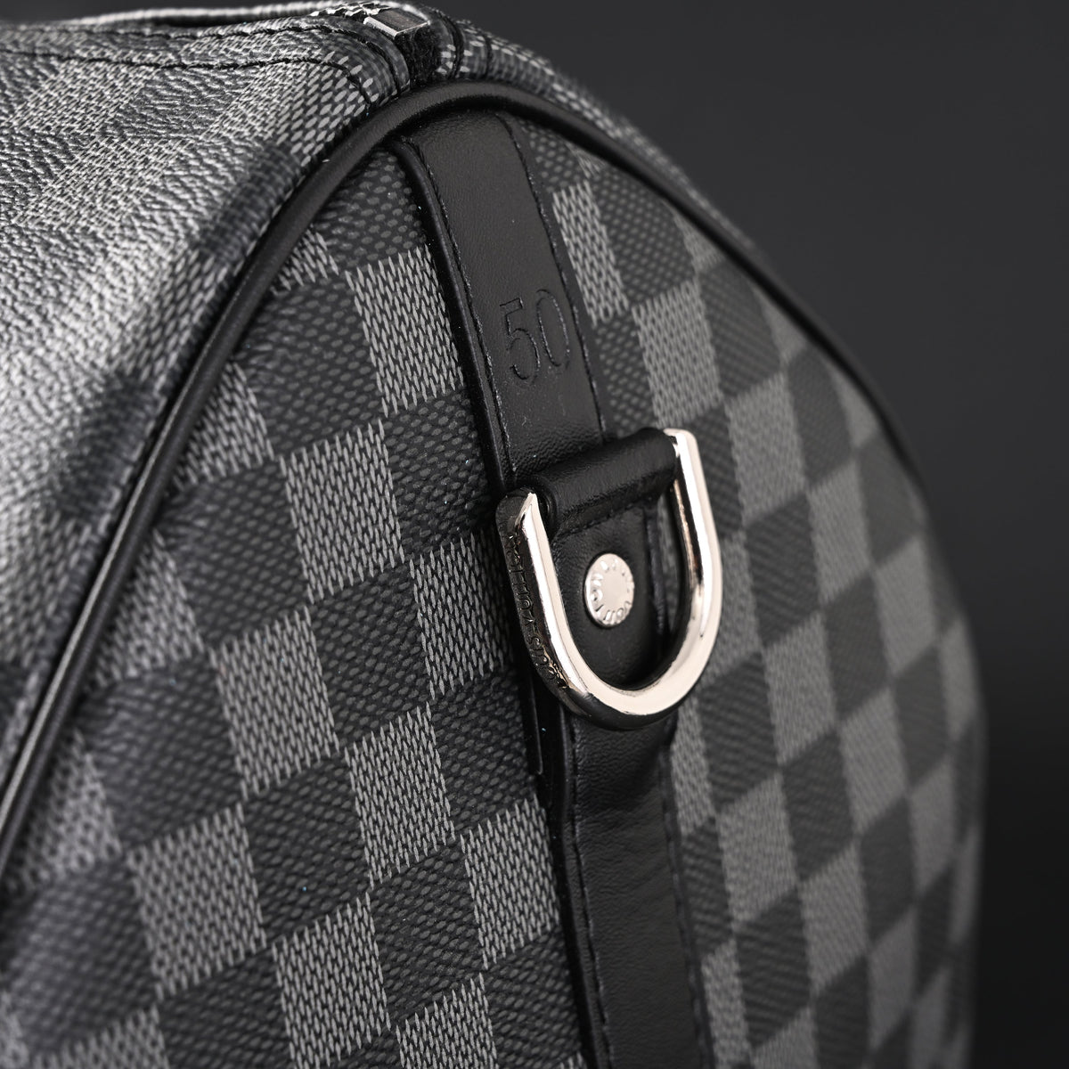 Louis Vuitton Keepall Bandoulière 45 Damier Graphite Canvas Travel Bag — view 6