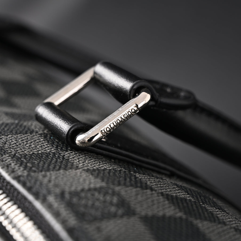 Louis Vuitton Keepall Bandoulière 45 Damier Graphite Canvas Travel Bag — view 16