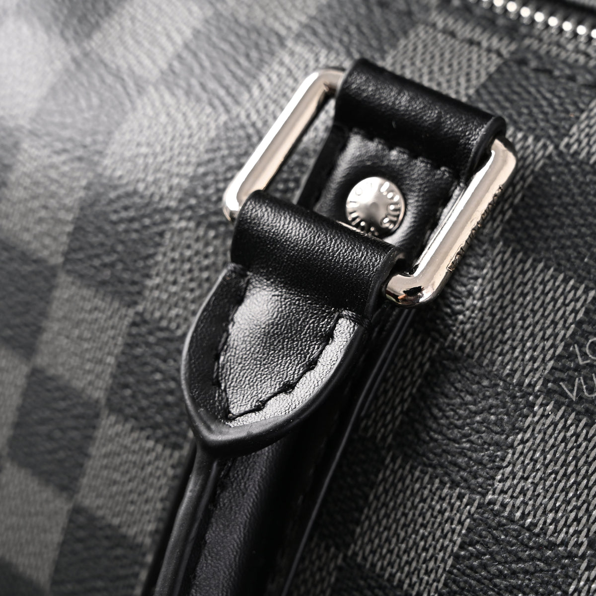 Louis Vuitton Keepall Bandoulière 45 Damier Graphite Canvas Travel Bag — view 4