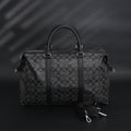 Coach Metropolitan Duffel Bag in Signature Black Canvas — view 1